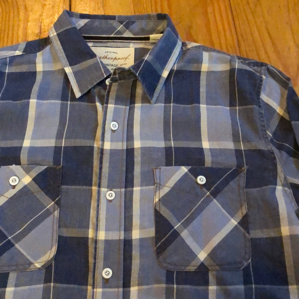 Weatherproof Flannel Button Down Shirt - image 2